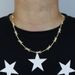 Hip Hop New Thorn Fashion Inlaid Zircon Tennis Chain Couple Necklace_ipsvogv.com