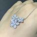 Cao Shi's Small Fresh Flower Jewelry Set With Micro Inlaid Zircon Earrings, Elegant Rural Style Neck Chain_ipsvogv.com