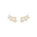 Women's Jewelry French Retro Pearl Earrings Light Luxury High End Design Fashion Temperament A Row Of Simple Earrings_ipsvogv.com
