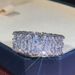 Fashion style popular new AAA double drainage drop shaped zircon ring fashion ring with accessories_ipsvogv.com
