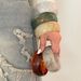 ins Style Gradient Translucent Acrylic Bracelet Female Exaggerated Round Wide Irregular Bracelet_ipsvogv.com