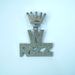 W RIZZ Full Diamond Alloy Pendant Personalized Crown Men's Hip Hop Necklace_ipsvogv.com