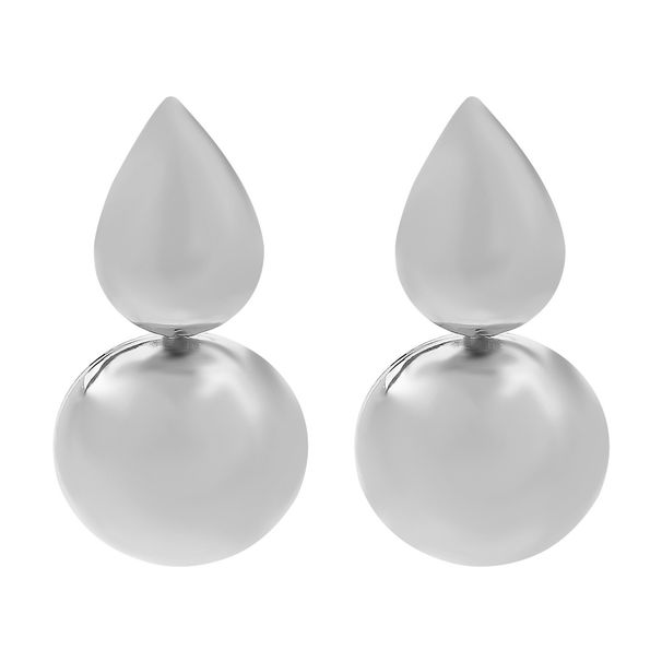13206 Metal Landscape Elliptical Earrings with Personalized Simplicity, Geometric Circle Earrings, Versatile for Daily_ipsvogv.com
