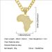 Personalized full diamond map pendant, Cuban necklace, hip-hop trend, cool neck chain, collarbone chain accessories_ipsvogv.com