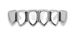 Unisex Jewelry Fashion hip hop hollow gold braces teeth grills trendy braces gold teethHIPHOP tooth_ipsvogv.com