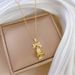 Butterfy 【 】 Knot Be Light Luxury Charm Gorgeous Fu Diamond Neckace Women's Versatie Cavice Chain Titanium 【 】_ipsvogv.com