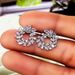 Cao Shi Live Network Red Ear Studs Luxury Full Diamond Micro Inlaid Leaves Olive Branch Earrings_ipsvogv.com