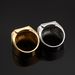 316 stainless steel/titanium steel gold plated full diamond luxury hip hop ring_ipsvogv.com