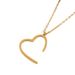 Niche Design Sense French Love Stainless Steel Gold Necklace Women's Colorless Versatile Collar Chain Jewelry_ipsvogv.com
