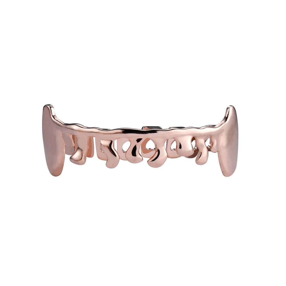 Unisex Hip Hop Teardrop Shaped Braces Smooth Sharp Brace Fashion Accessories Personalized Hip Hop Gold Braces_ipsvogv.com
