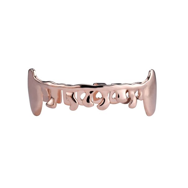 Unisex Hip Hop Teardrop Shaped Braces Smooth Sharp Brace Fashion Accessories Personalized Hip Hop Gold Braces_ipsvogv.com