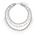Cold Style Versatile Titanium Steel Necklace For Men, Punk Hip-hop Brand, Tassel, Willow Nail, Light Luxury Collarbone_ipsvogv.com