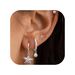 Unisex Hot Selling Real Gold Brass Electroplating Personality Niche High End Three Dimensional Five Pointed Star Earrings Temperament Earrings_ipsvogv.com