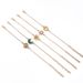 Creative New Hip-hop Style Circular Hollow Octagonal Moon Inlaid Diamond Chain Bracelet 5-piece Combination Set_ipsvogv.com