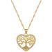 Love 【 】 Life Tree Light Luxury Temperament Gorgeous Full Diamond Necklace Women's Versatile Clavicle Titanium Steel 【 】_ipsvogv.com