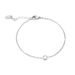 Women's Jewelry Small Fresh Hand Jewelry Simple Plain Style Girlfriends Internet Celebrity Single Diamond Six Diamond Stainless Steel Bracelet_ipsvogv.com