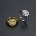 Women’s Jewelry Set Fashion Internet Celebrity Style Ins Style Diamond Zircon CZ Expression Bag Ring Opening Design Adjustable Female Hand Jewelry_ipsvogv.com