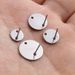 Stainless Steel Round Plate Welding Needle Hook Small Studs DIY Ear Handmade Jewelry Accessories Anti Allergy_ipsvogv.com