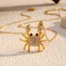 Diamond Crab Pendant Necklace - Fashion Beach Jewelry For Women_ipsvogv.com