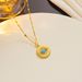 The Popular Blue With Devil's Eyes Türkiye Eye Pendant Necklace Fashion Niche_ipsvogv.com