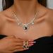 Women’s Jewelry Set Fashion Jewelry Set Crystal Eye Crystal Necklace Earring Set New Crystal Pendant_ipsvogv.com