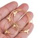 Stainless Steel DIY Hanger Large Accessory Buckle, Anti Allergic Ear Loop, Handmade Accessory, Opening Loop_ipsvogv.com