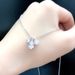 Dazzling Charm Water Drop Necklace Female Element Crystal Clavicle Necklace Female_ipsvogv.com