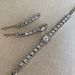light luxury vintage rhinestone hairpin square clavicle chain necklace simple internet celebrity same style side hairpin _ipsvogv.com
