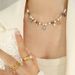 French Style Multiple Materials Splicing Heavy Work To Create Natural Stone Freshwater Pearl Necklace Necklace Clavicle Chain For Girls_ipsvogv.com
