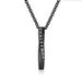 Nordic Viking text Mobius titanium steel necklace neutral simple style men and women sweater chain stainless steel pendant_ipsvogv.com