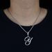 Men's Jewelry Hip Hop New 26 Cursive Letters Pendant Necklace Micro Inlaid Zircon Initials Pinyin Pendant Necklace_ipsvogv.com
