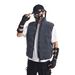 Men's Clothing Factory direct sales colorful reflective cotton vest men's autumn and winter outdoor warm thick colorful reflective vest_ipsvogv.com