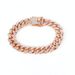 Unisex 12.5mm Round Chain Diamond Men's Alloy Necklace Trendy Cool Rap Hip Hop Style Cuban Chain_ipsvogv.com