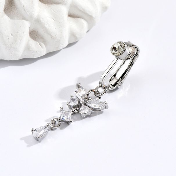 Fashionable OL no punching butterfly ring, American style personalized zircon inlay ins buckle, spicy girl versatile_ipsvogv.com