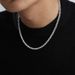 Modern Style Oval And Round Necklace Hip-Hop Tennis Chain_ipsvogv.com