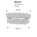 mouth Grills Exclusive Customization Moissanite Teeth Grillz Iced Out Hop Sier Decorative Braces Real Dia Bg Tooth_ipsvogv.com