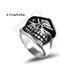 Hip-Hop Retro Punk Skull 304 Stainless Steel Polishing Men's Rings_ipsvogv.com