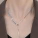 people 16000 Praise High End Zircon Wheat Ear For Women's Fashion, Niche Design, Adjustable Collarbone Chain, !_ipsvogv.com