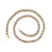 Hip Hop 5mm Alloy Rhinestone Row Tennis Necklace Simple Versatile Men's Cuban Chain_ipsvogv.com