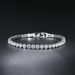 Zircon Bracelet Single Row 4mm Round Full Diamond Tennis Chain Hip Hop Jewelry Tennis Bracelet_ipsvogv.com