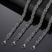 Domineering thick handmade keel chain trend titanium steel men and women jewelry accessories braided lantern chain men's necklace_ipsvogv.com