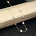 Women's Jewelry Adjustable Titanium Steel Necklace Pearl Chain Small Fresh Clavicle Chain Stainless Steel Necklace_ipsvogv.com