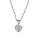Niche Gold-plated Heart-shaped Collarbone Metal Hip-hop Sweater Chain Women's Pendant Necklace Accessories_ipsvogv.com