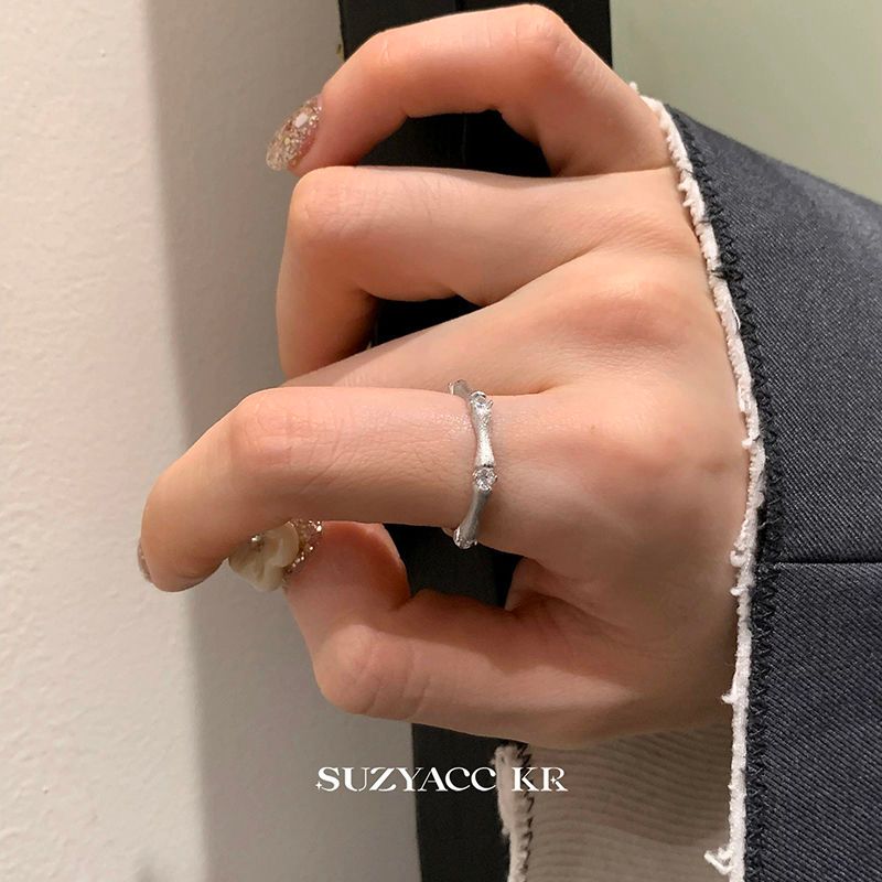 【 173 People Shipped Within 11 Hours 】 Suzyacc Kr New Zircon Bamboo Ring, Light Luxury, Niche, Exquisite And High-end,_ipsvogv.com