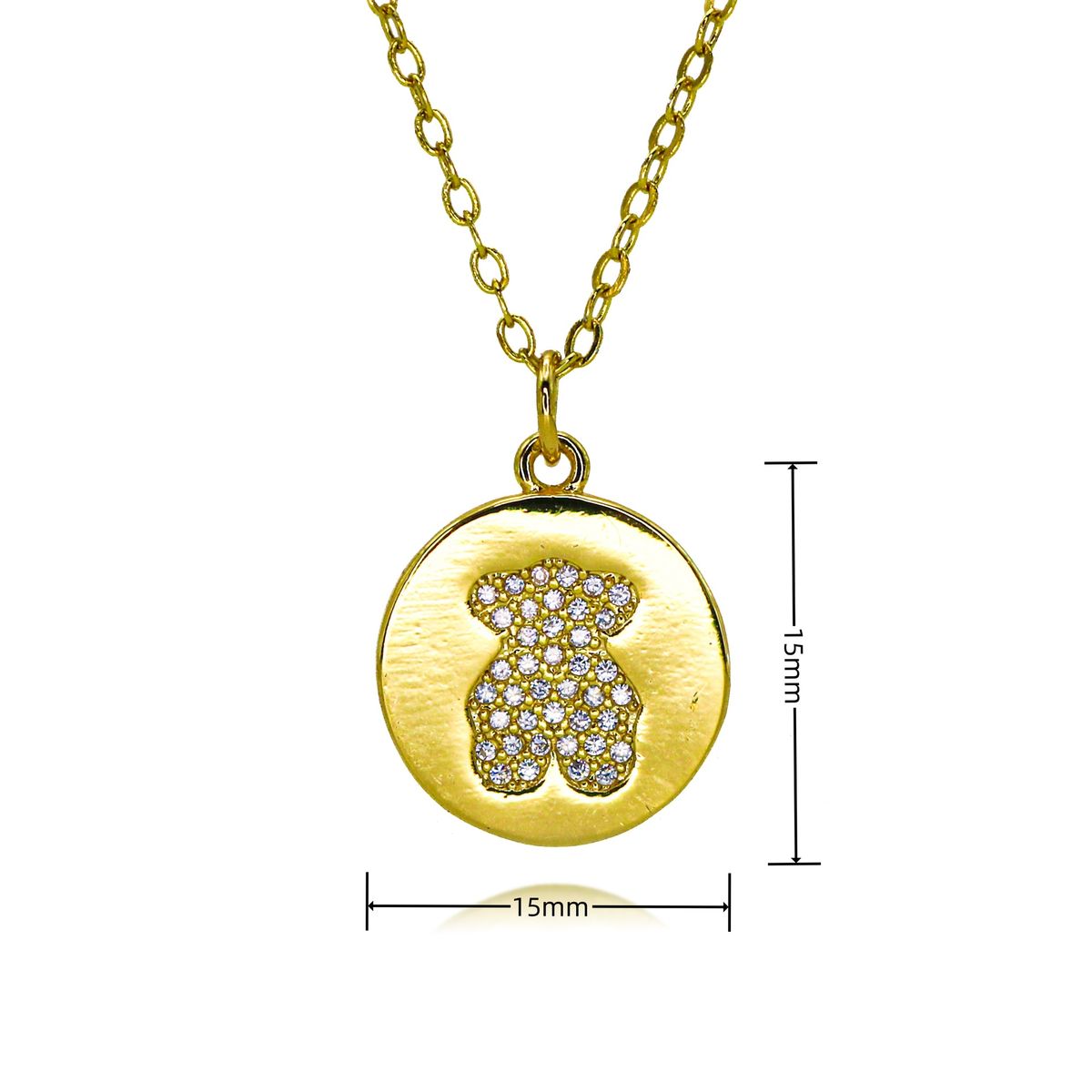 Cute Bear Necklace For Girls Light Luxury Niche Design High End New Clavicle Chain Strong Chain Summer Gift_ipsvogv.com