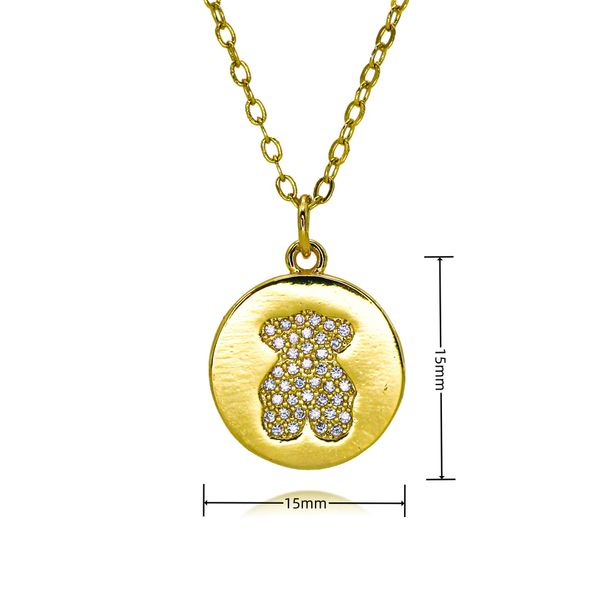Cute Bear Necklace For Girls Light Luxury Niche Design High End New Clavicle Chain Strong Chain Summer Gift_ipsvogv.com