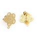304 Stainless Steel Gold Floral Pattern DIY Handmade Earring Accessories_ipsvogv.com