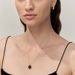 Women's Jewelry Casual Colored Enamel Love Necklace Light Luxury High End Design Sense Cold Style Peach Heart Versatile Sweater Chain_ipsvogv.com
