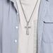 Men's Jewelry Hip Hop HIPHOP Titanium Steel Gold Plated Diamond Cross Necklace Niche Personality Sweater Chain Pendant_ipsvogv.com