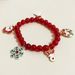 Stretchy Christmas Beaded Bracelet With 8mm Natural Stone For Men And Women, Handmade Holiday Jewelry Gift Natural Stone 8mm Beaded Elastic Bracelet_ipsvogv.com